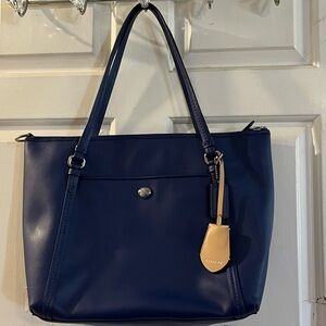 Coach Navy Blue Shoulder Bag